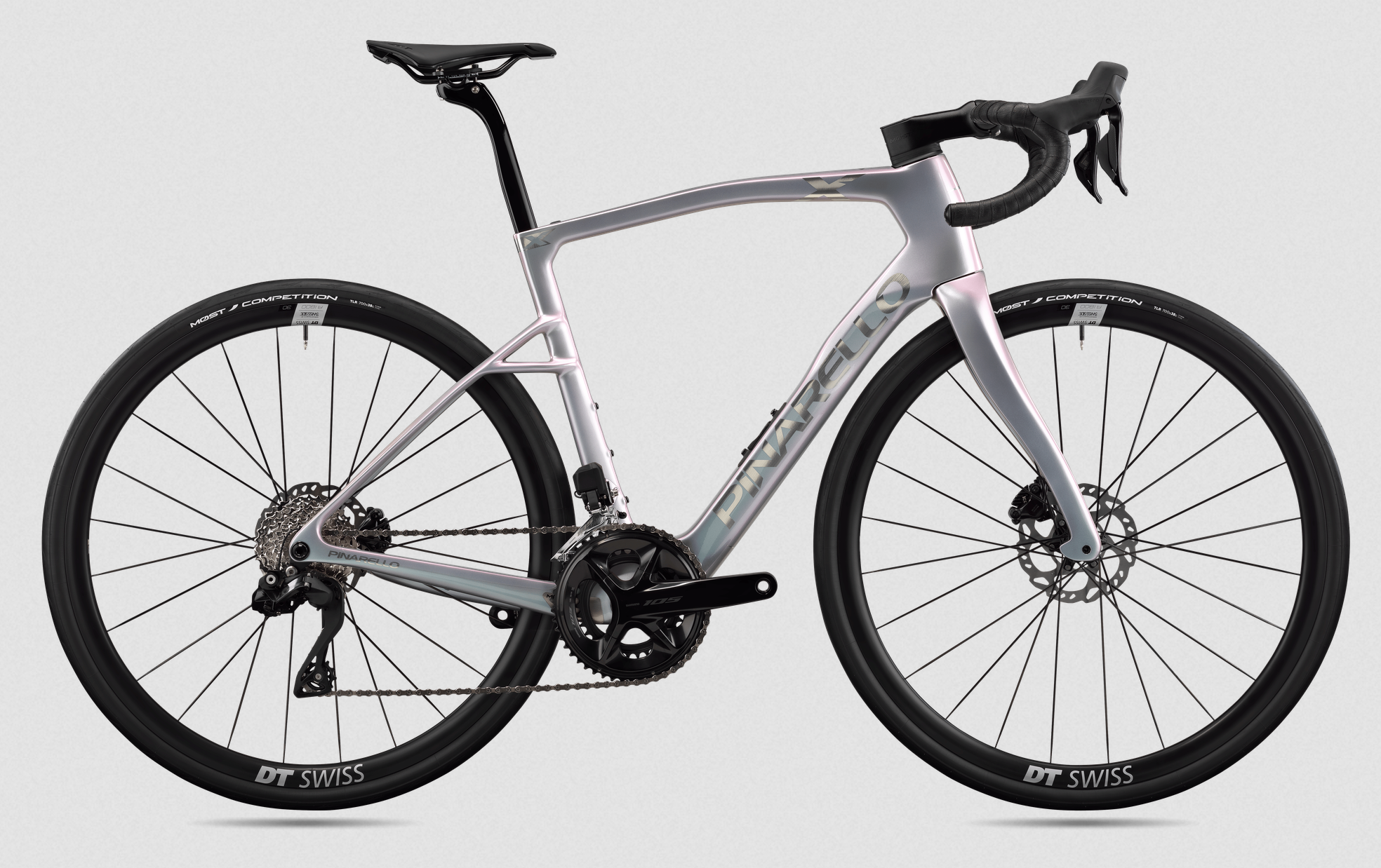 Pinarello New X3 2027 - Shimano 105 Di2 2x12sp - DT Swiss A 1800 Spline - 008 / 53 / CJ290-INTERSTELLAR ALLOY