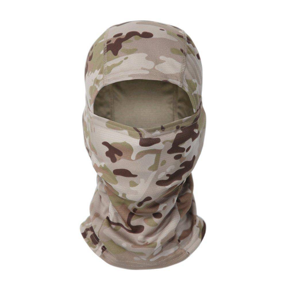 Taktisk mask Airsoft Helansikte Balaclava Paintball Cykling Cykel Fotvandring Scarf Fiske Snowboard Ski Masker Huva Mössa Män Kvinnor