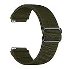 HAJMGUMC 22 mm Nylon klockremmar Passar Fit For Xiaomi Color 2/Fit for MI Watch S1/Pro Active Armband Watch S2 42 46 mm Smartwatch Armband Watchband(Armygreen)