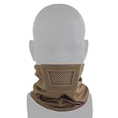 For Jakt Airsoft Cosplay CS BBS Paintbal Game Airsoft Halvmask Justerbar Taktisk Utrustning Utomhus Andas Mesh Mask(BKD)