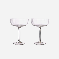 Glas på fot 2-pack