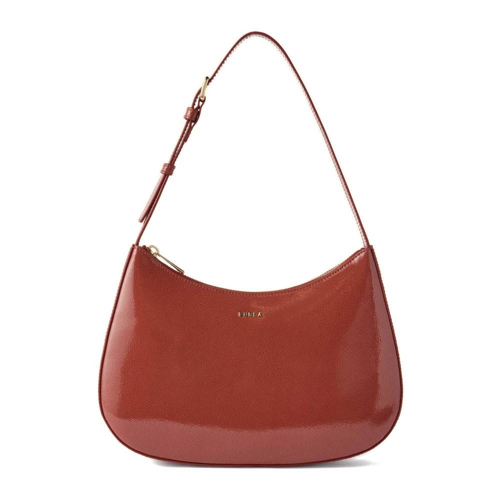 Furla Margot S Skuldertaske - Tasker - Dame - Brun - ONE SIZE - Uld