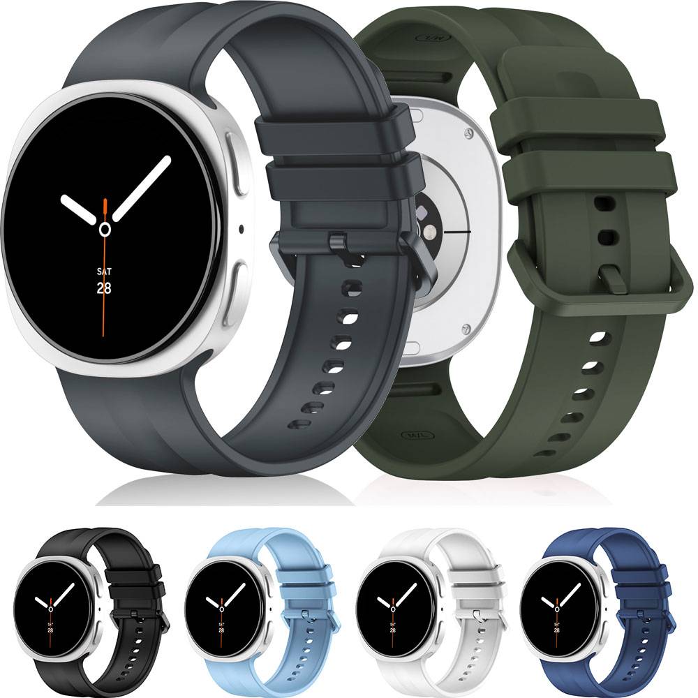 Silicone Strap For Samsung Galaxy Watch 8 9 40mm 44mm Wristband Original Band For Samsung Galaxy Watch 8 Classic 46mm Bracelet