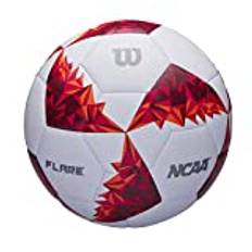 Wilson Football FLARE, specialgrafisk design, NCAA, vit/röd, WTE4950XB05