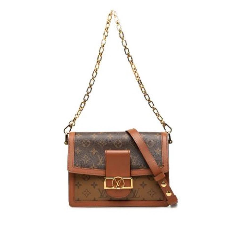 Louis Vuitton Vintage Pre-owned Dauphine Skuldertaske - Vintage - Dame - Brun - ONE SIZE - Uld