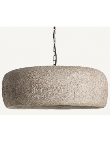 Loftlampe i papmaché Ø50 cm 1 x E27 - Grå