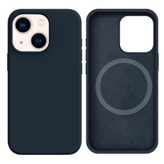 LindeCovers iPhone 13 Mini Silikonecover - MagSafe Kompatibel 8 Midnight Blue Materiale: Silikone Kompatibilitet: iPhone 13 Mini Opladning: Understøtter trådløs opladning Design: Slankt cover i mange farver.