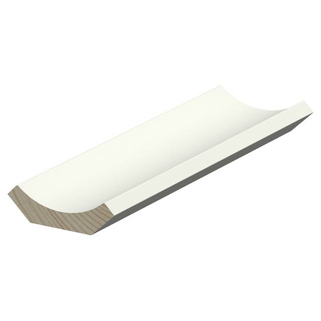 20X69 HÅLKÄLSLIST VIT L=3,6M TÄCKER 49MM FURU RAW (8) | Beijerbygg Byggmaterial
