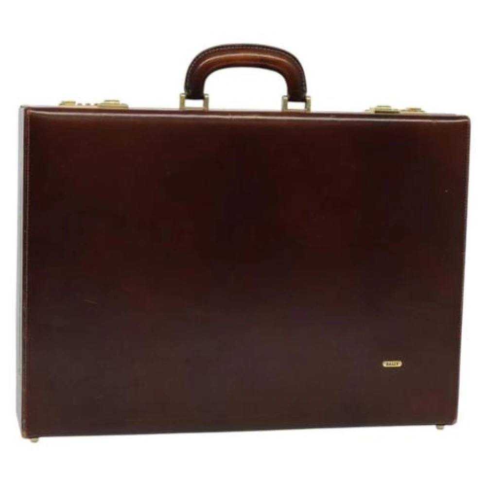 Bally Pre-owned Pre-owned Laeder hndtasker - Vintage - Dame - Brun - ONE SIZE - Uld