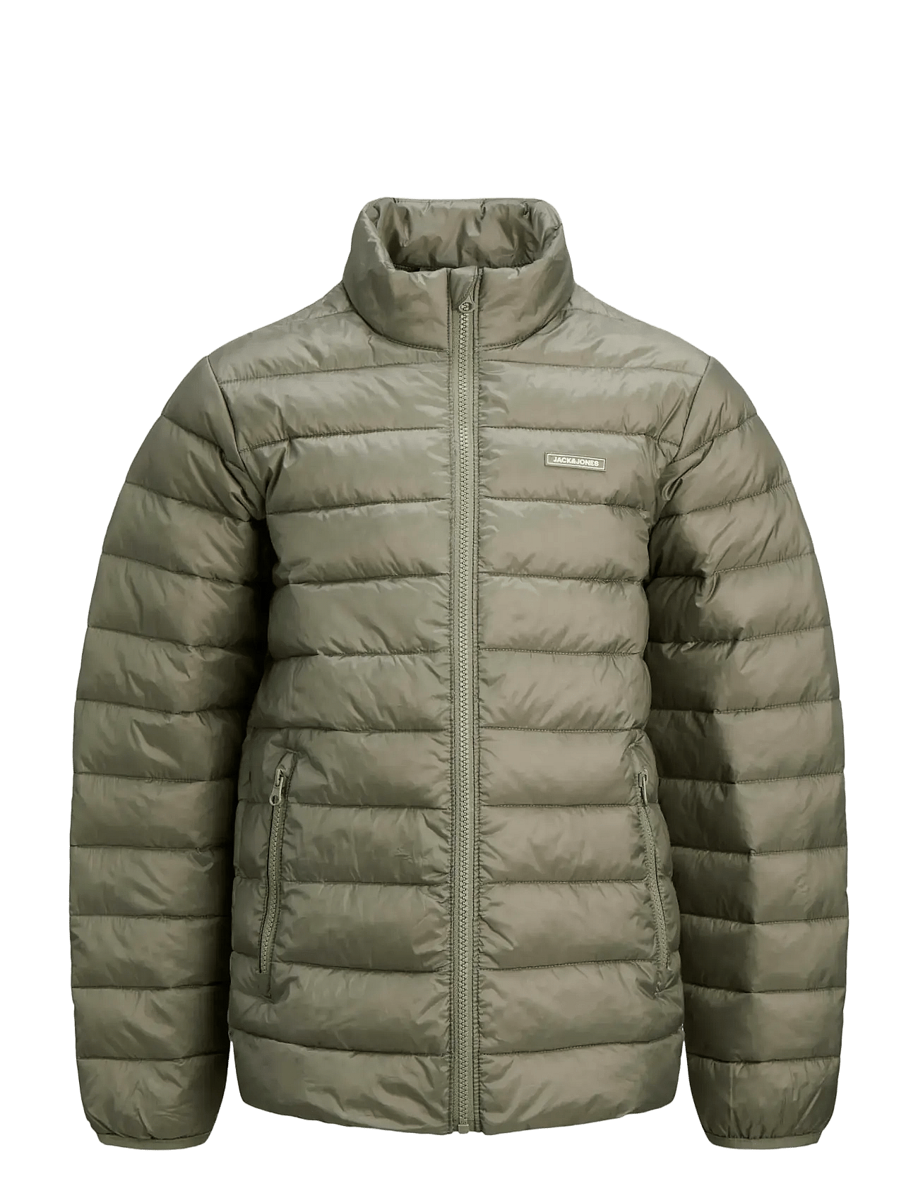 Jack & Jones Jjlouis Light Puffer Collar Jnr - Khaki green - 176