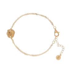 CU Jewellery – Two Elephant armband, guld
