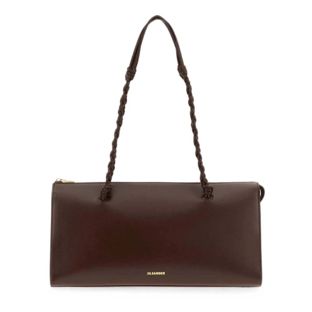 Jil Sander Tangle Skuldertaske - Tasker - Dame - Brun - ONE SIZE - Uld