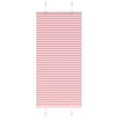 Plisserad persienn rosa 60x150cm tyg bredd 59,4cm polyester