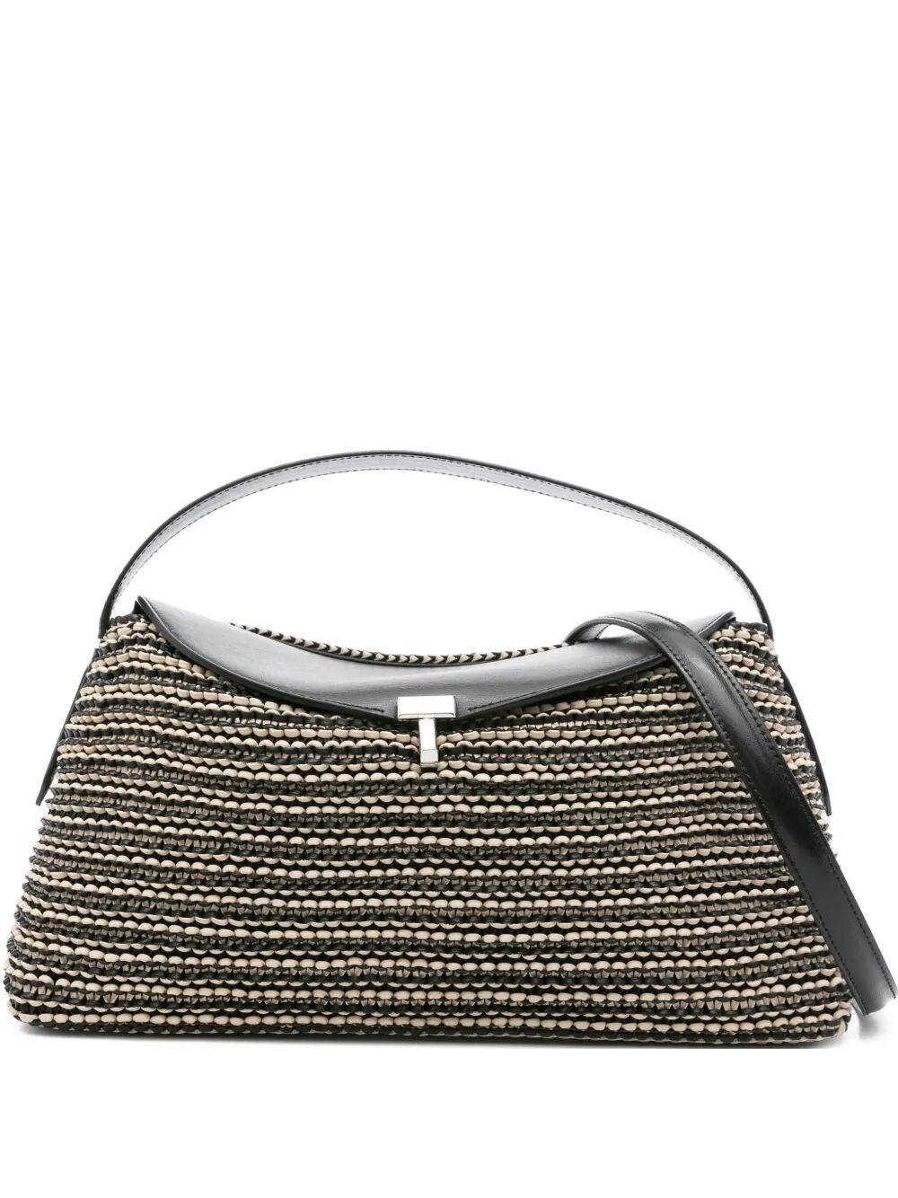 TOTEME "T-Lock" Leather Top Handle Bag