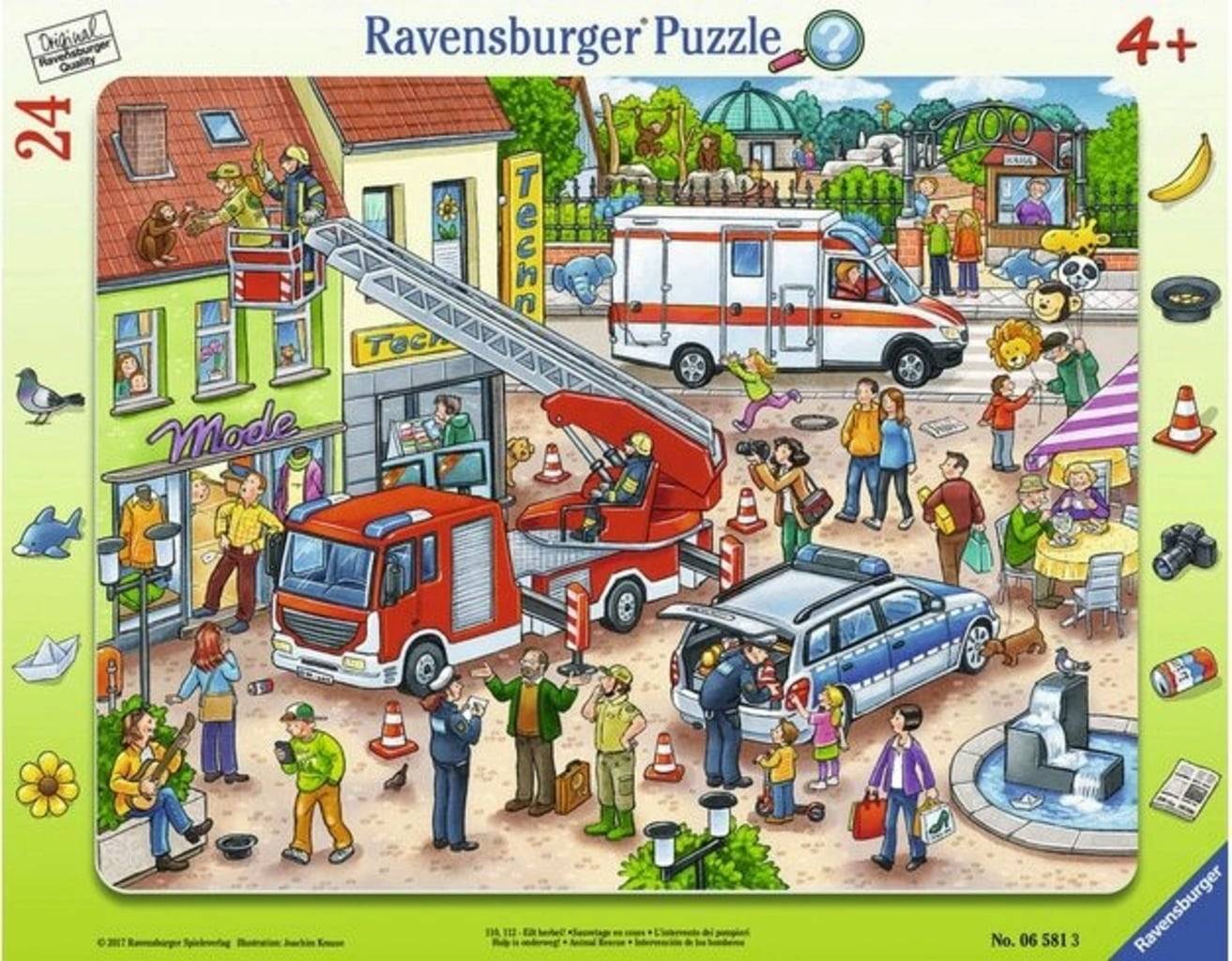 Ravensburger Rampussel - 110, 112 - Skynda Dig, 24 bitar