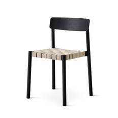 Betty TK1 Stol - Sort ask/Natur gjorde