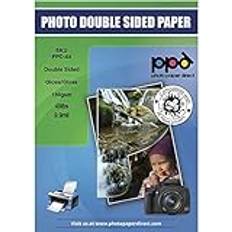 PPD 50 X A4 dubbelsidigt fotopapper, bläckstråleutskrift, 180 g, 50 ark på båda sidor av professionell fotokvalitet, PPD-44-50