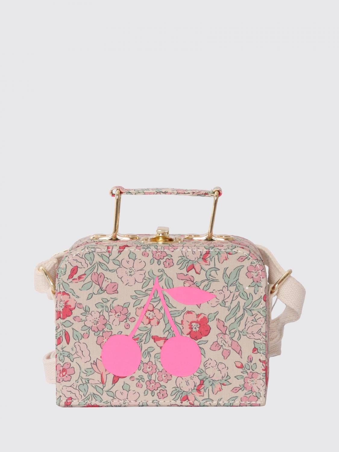 BONPOINT Baumwollhandtasche mit Blumenprint - OS