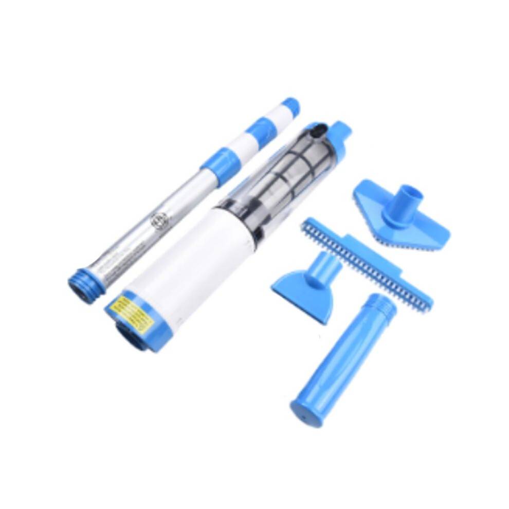 3in1 Pool Vacuum Cleaner for Hot Tub and Small Pool Sand and Debris Removal Handheld Pool Vacuum with TelescopicPole(EU)