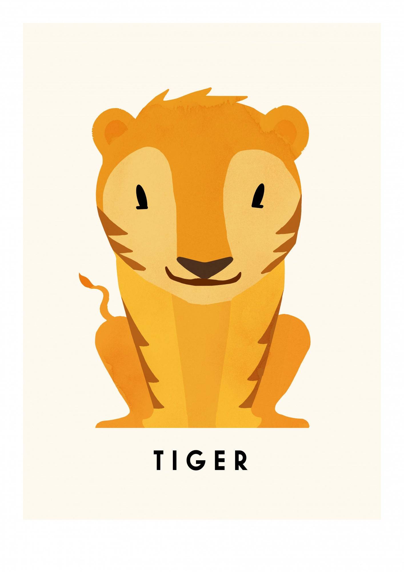 Tiger Poster och Canvastavla - Poster / 13x18 cm