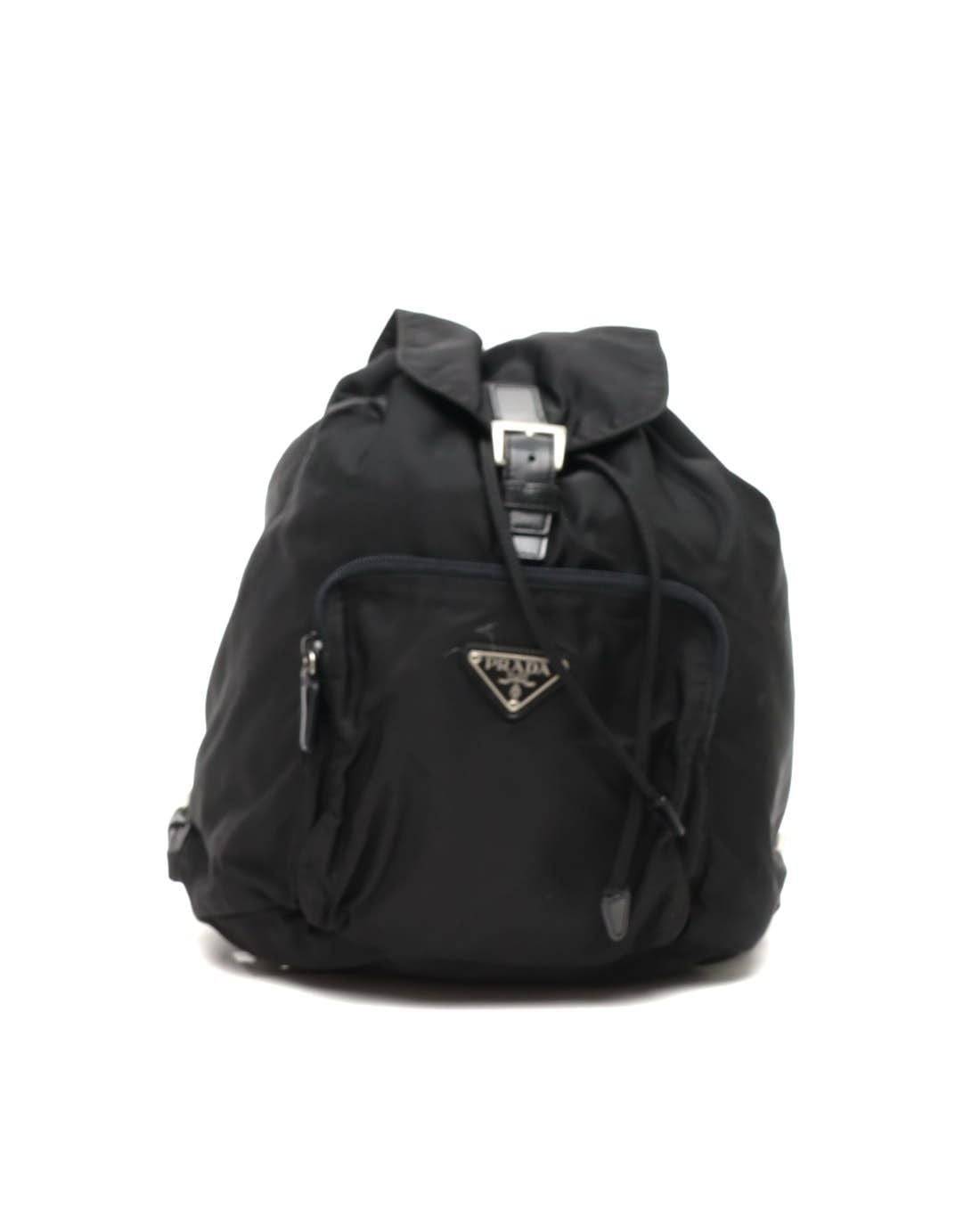 Prada Tessuto Backpack - Black - One Size