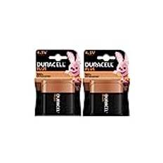 2X Duracell Plus MN1203 3LR12 4,5V (2 x blister med 1 batteri) 2 batterier