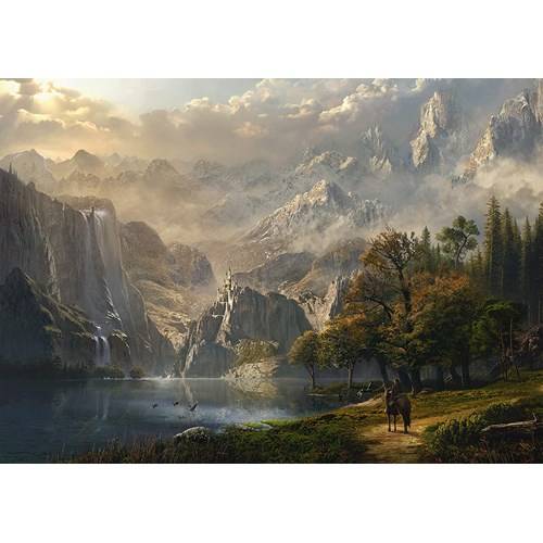1000 bitar - Pastoral waterfall