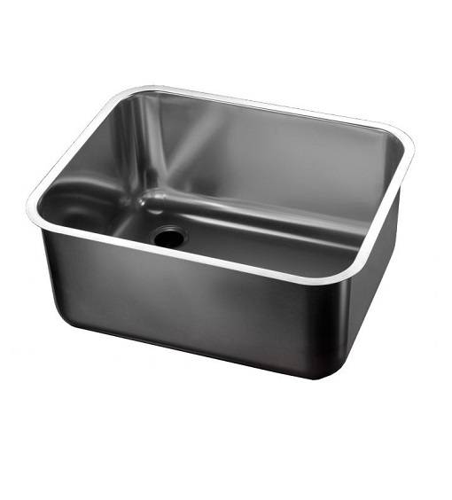 Rostfritt stål diskho/vask 500X400