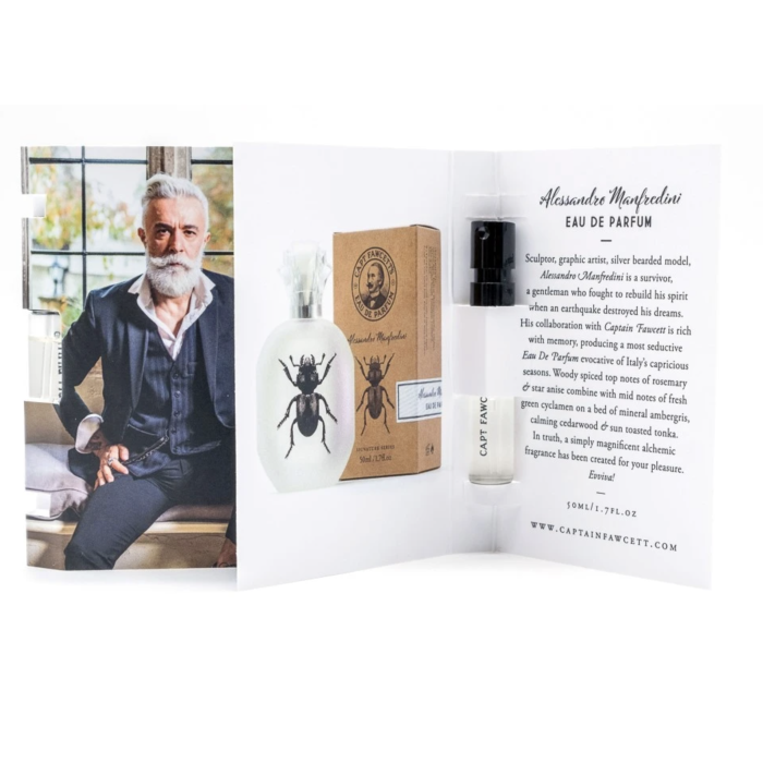 Captain Fawcett's Alessandro Manfredini Eau de Parfum 2ml Sample
