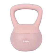 Hantel Fitness Soft Kettlebell Tyst Läckagesäker Kettlebell Thin Arms Träning Höftlyft Kettlebell Höftstyrka Hantelset(Pink,5kg)