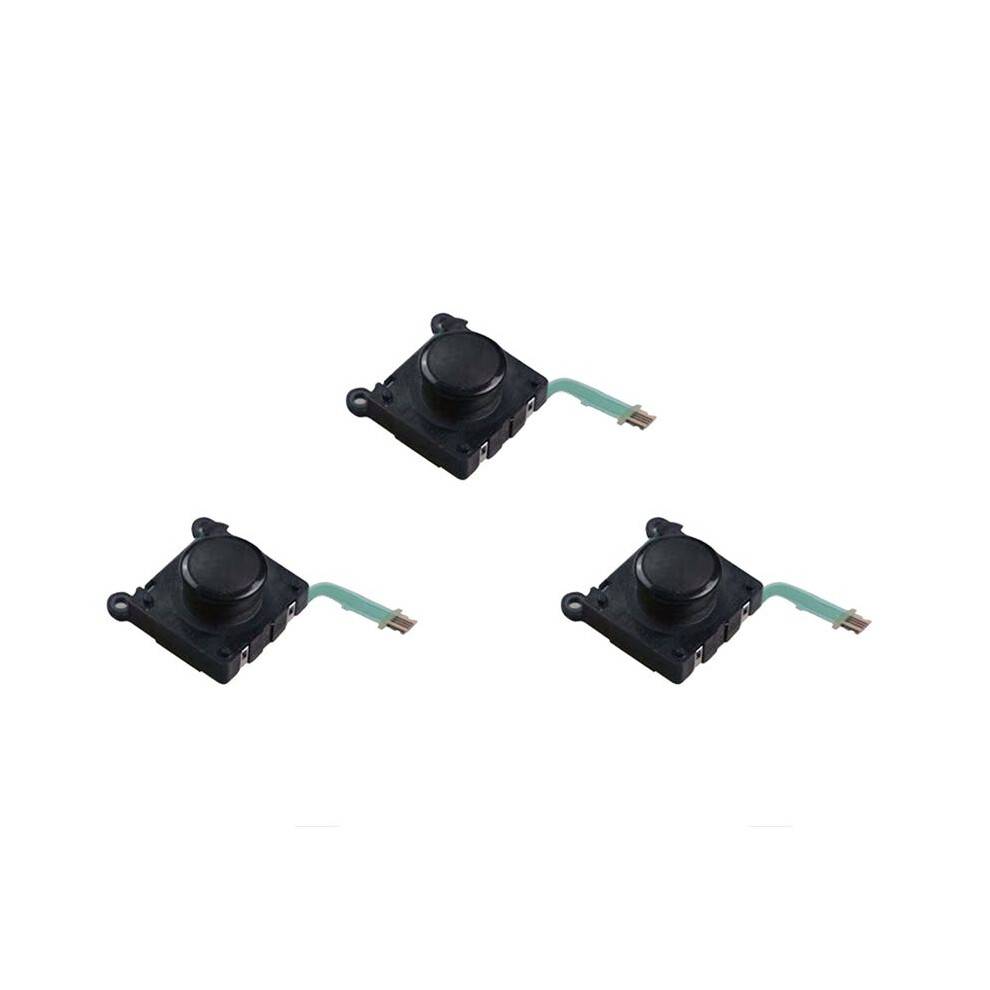 3X 3D Analog Joystick for PS Vita 2000 PSV2000 Joystick Controller ThumbStick for PS Vita 2000 Black