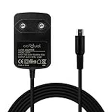 OcioDual Laddare Kompatibel med 3DS/3DS XL/2DS/2DS XL/DSi/DSi XL/Nya 3DS-konsoler EU AC-nätadapter för Vägg, AC-strömförsörjning för Konsol