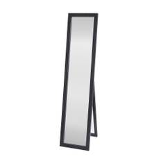 VECELO Standing Standing Wooden Shatterproof Simple Full-length Mirror, Mirror, 11727cm, Black, Full-body Mirror, Mirror, Folding, Standing, Frame, svart