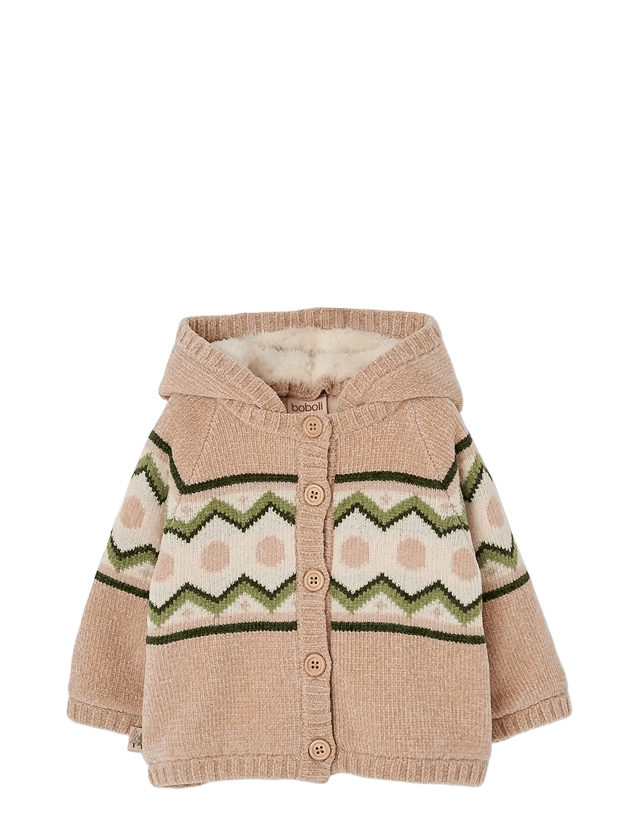 BOBOLI Knitwear Jacket For Baby Boy | Beige | 62