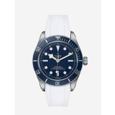 FKM Rubber Watch Strap for Tudor Black Bay Fifty-Eight 79030B Navy Blue | Wristbuddys.com White