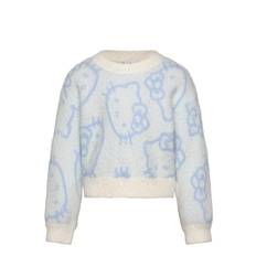 LINDEX Sweater Knitted Hello Kitty |Blue |146/152