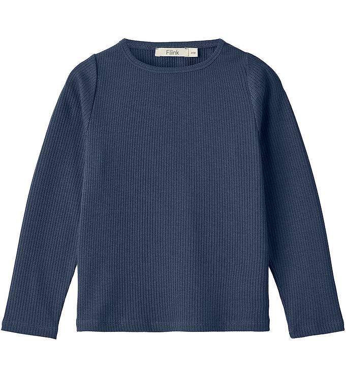 Fliink Bluse - Rib - Kenna - Insignia Blue - Fliink - 110 - Bluse