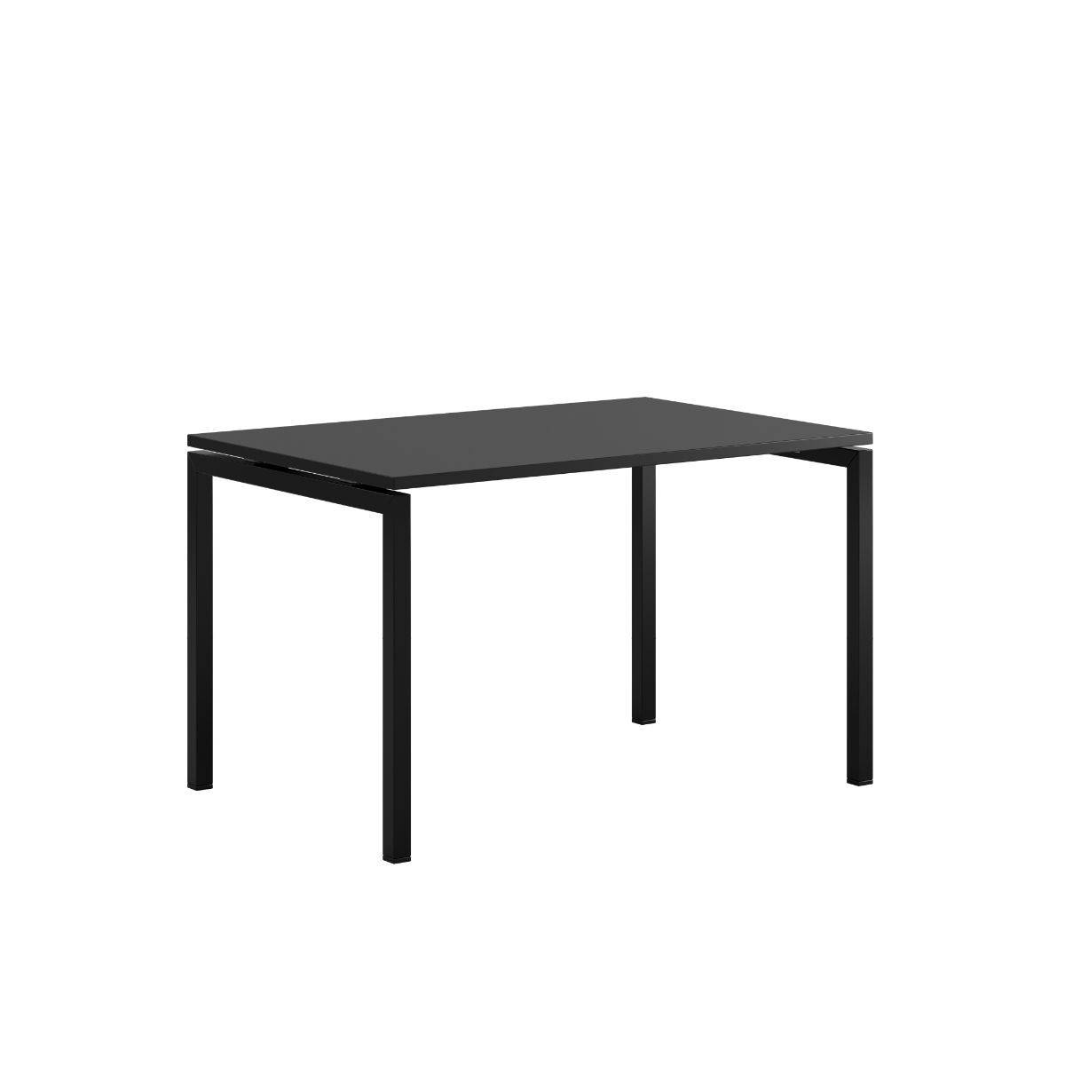Luna U Bord 120x80cm - Sort -sort.