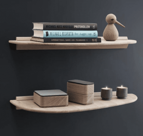 Andersen Furniture Hylde, massivt egetræ - 59 x 25 cm