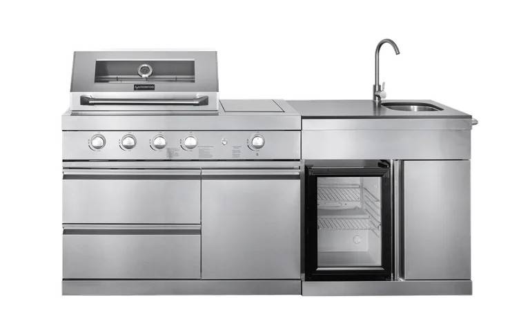 Pure - Fritstående udekøkken - Compact (Rustfri) - Myoutdoorkitchen