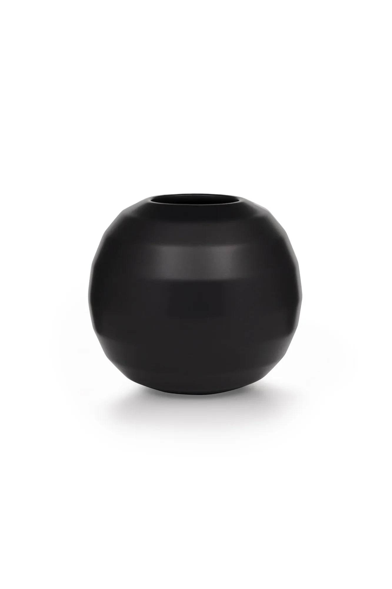 Omfamna Keramikvas Svart 14 cm