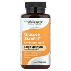 LifeSeasons  Therapeutics  Glucose Stabili-T® With Berberine HCl  Extra Strength  90 Veg Capsules