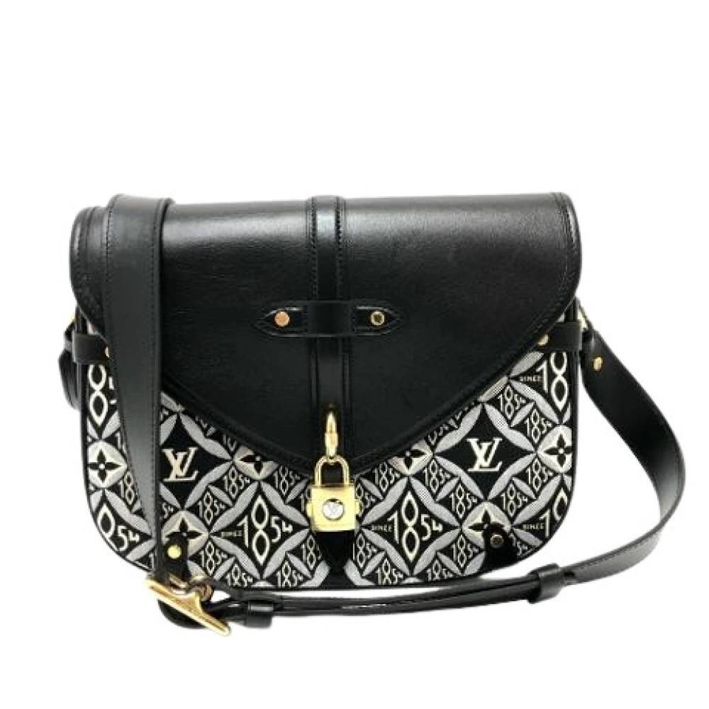 Louis Vuitton Vintage Pre-owned Vintage Skuldertaske - Vintage - Dame - Sort - ONE SIZE - Uld