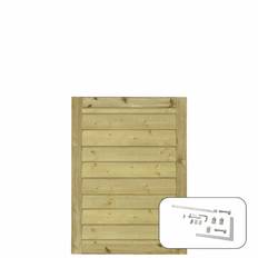 Plus Klink enkeltlåge inkl. beslag - 100×125 cm - PEFC - 277850-1