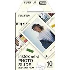 Instax PHOTOSLIDE mini film, bilder med tema på ramen, 10-paketfilm för användning med alla instax mini serier direktbildskameror och printrar.