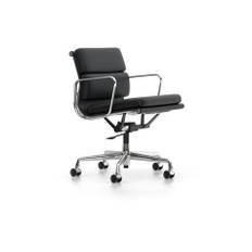 Vitra Soft Pad EA 217 Kontorstol med Swivel, Armlæn og Vippe Mekanisme