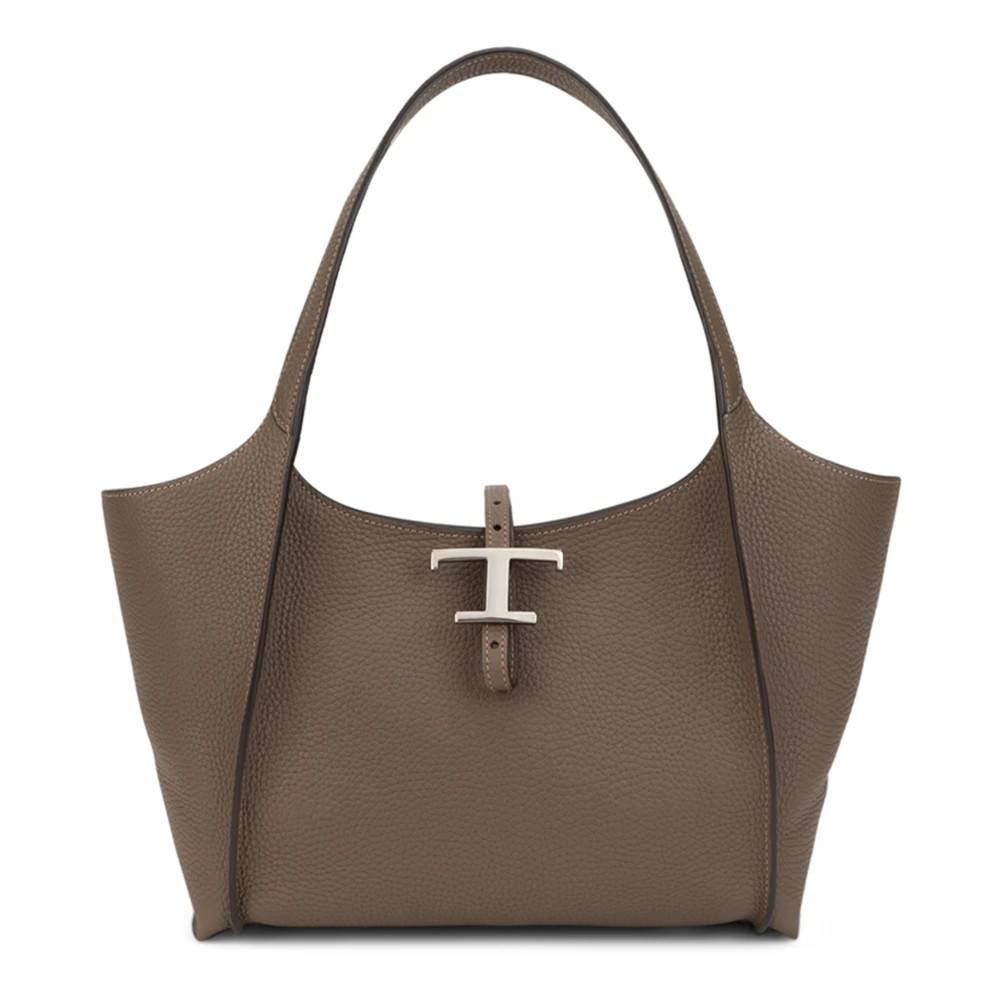 Tod's T Timeless Shopping Bag - Tasker - Dame - Beige - ONE SIZE - Læder