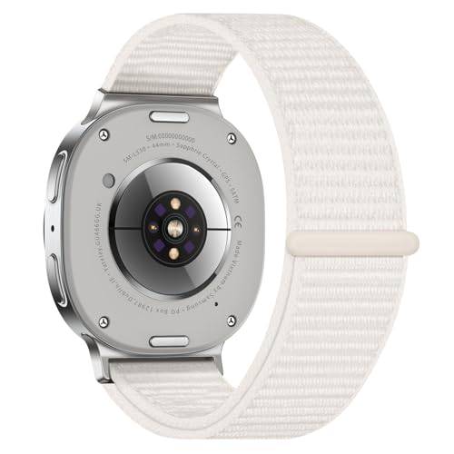 Raradev nylonkardborreband för Samsung Galaxy Watch 9 & 8 (40/44 mm)
