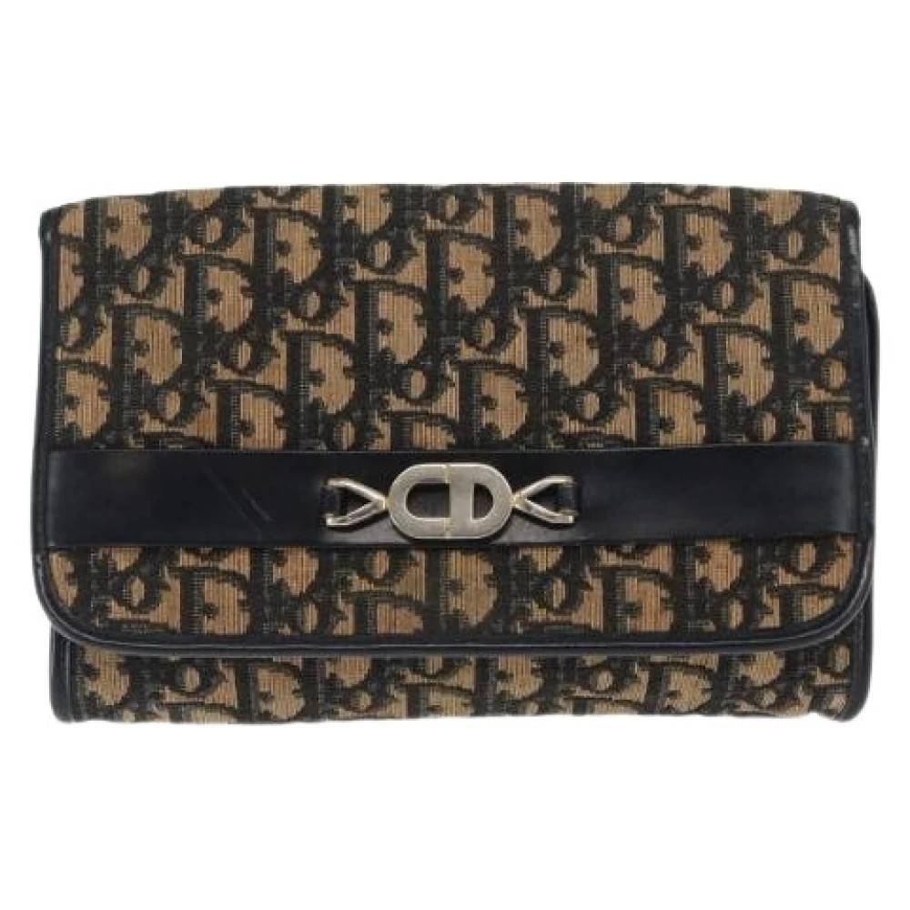 Dior Vintage Pre-owned Vintage cd trotter skuldertaske - Vintage - Dame - Flerfarvet - ONE SIZE - Uld
