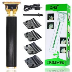 Vintage T9 0MM elektrisk sladdlös Hårklippningsmaskin Professionell Hårfrisörtrimmer för män Rakapparat